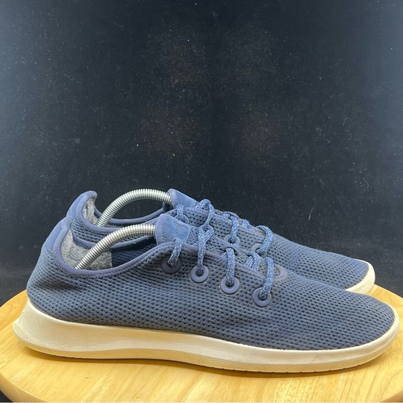 Allbirds Tree Runners TR Navy Blue Comfort Lace-Up Sneaker Shoes Men's US 12 - Picture 6 of 9